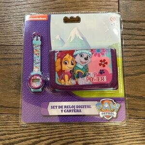 NEW Nickelodeon Paw Patrol Watch and Wallet Set